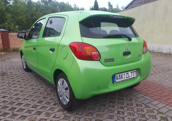 Mitsubishi Space Star cena 11300 przebieg: 88700, rok produkcji 2013 z Kalisz małe 562